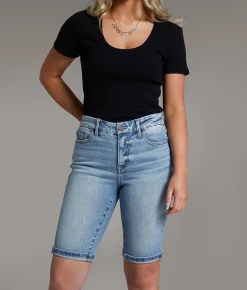 Shorts | BKE Gabby Bermuda Stretch Cuffed Short Kilgore 2