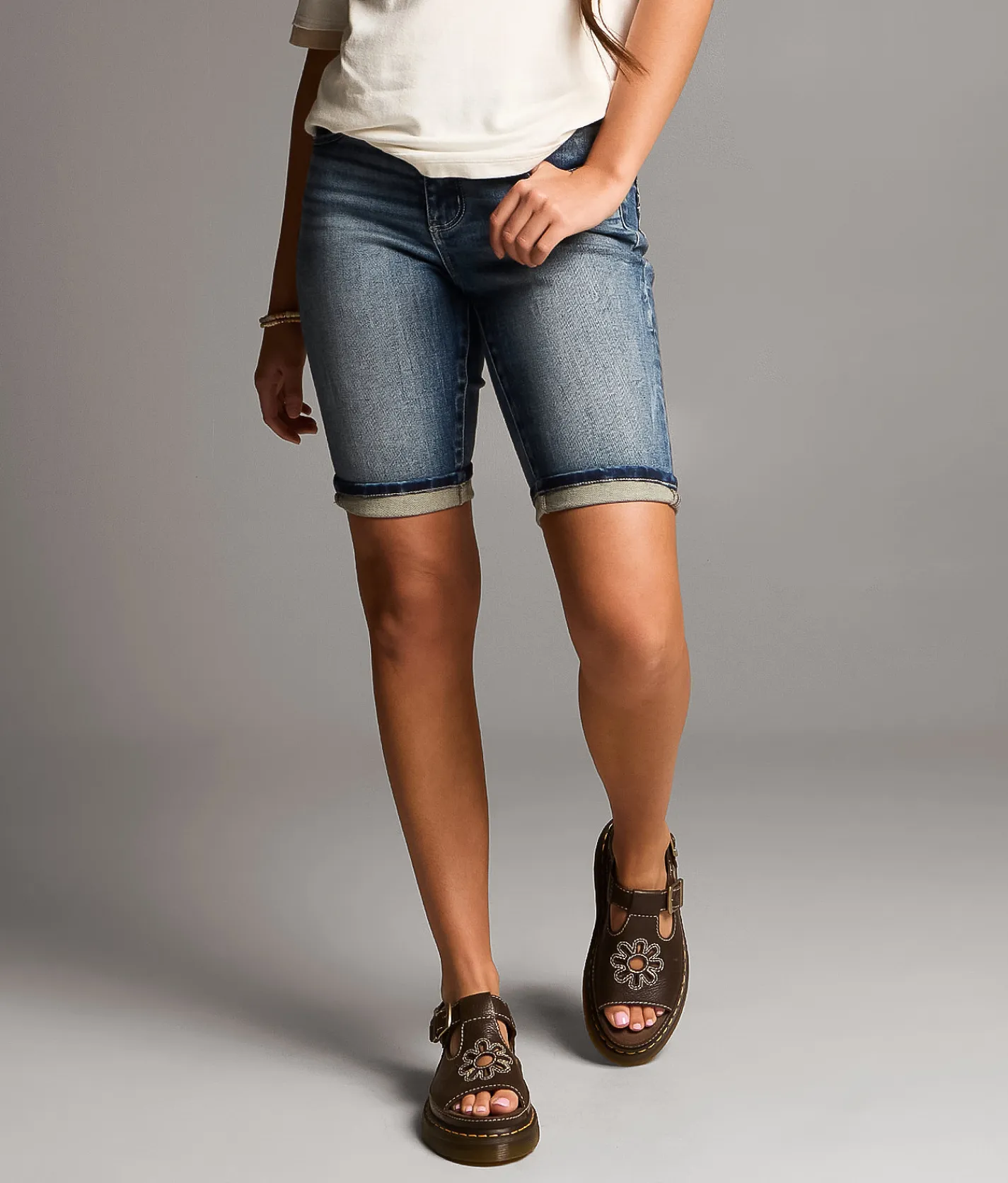 Bottoms | BKE Gabby Bermuda Stretch Short Larsen 6
