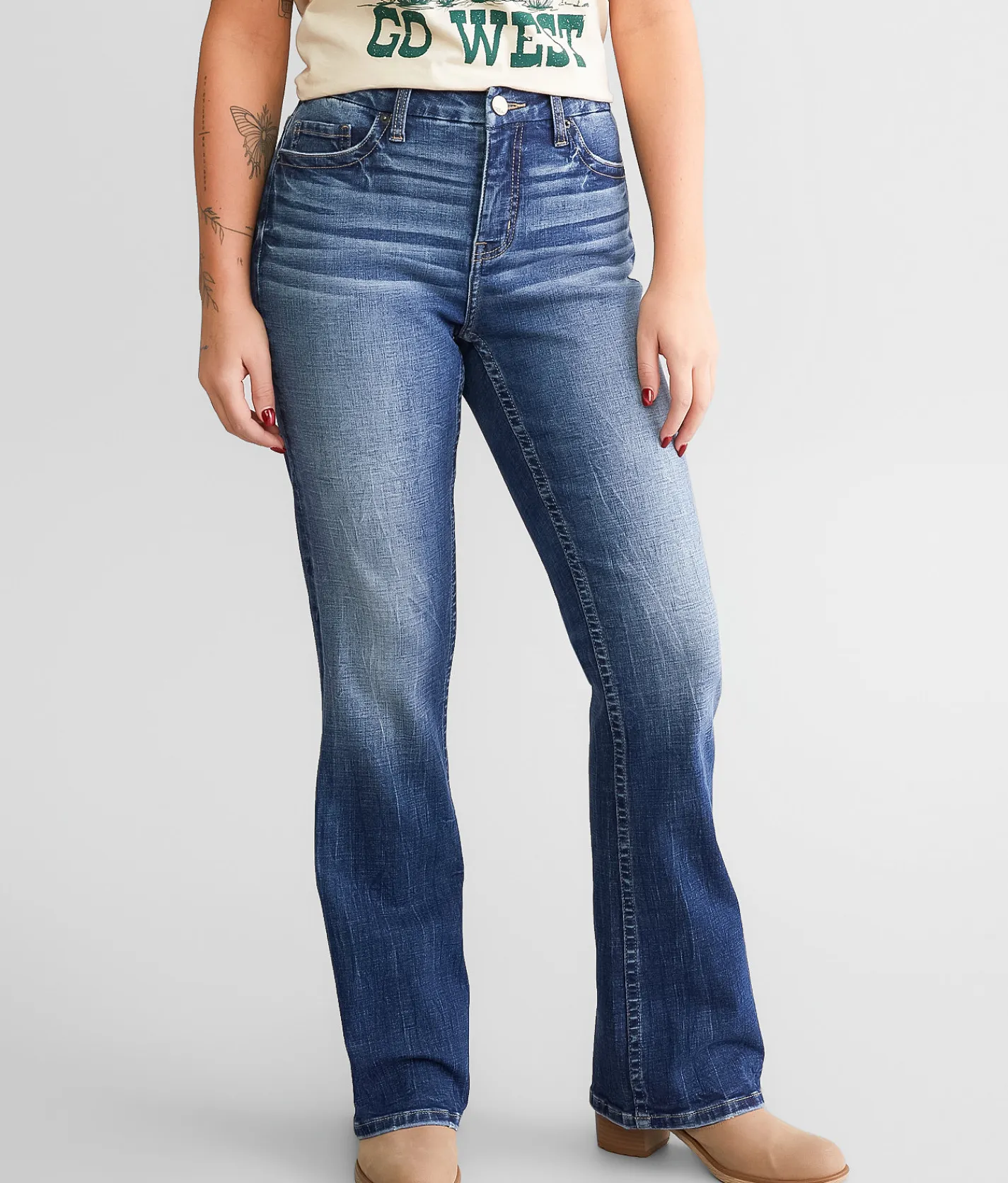 BKE Gabby Boot Stretch Jean Roles