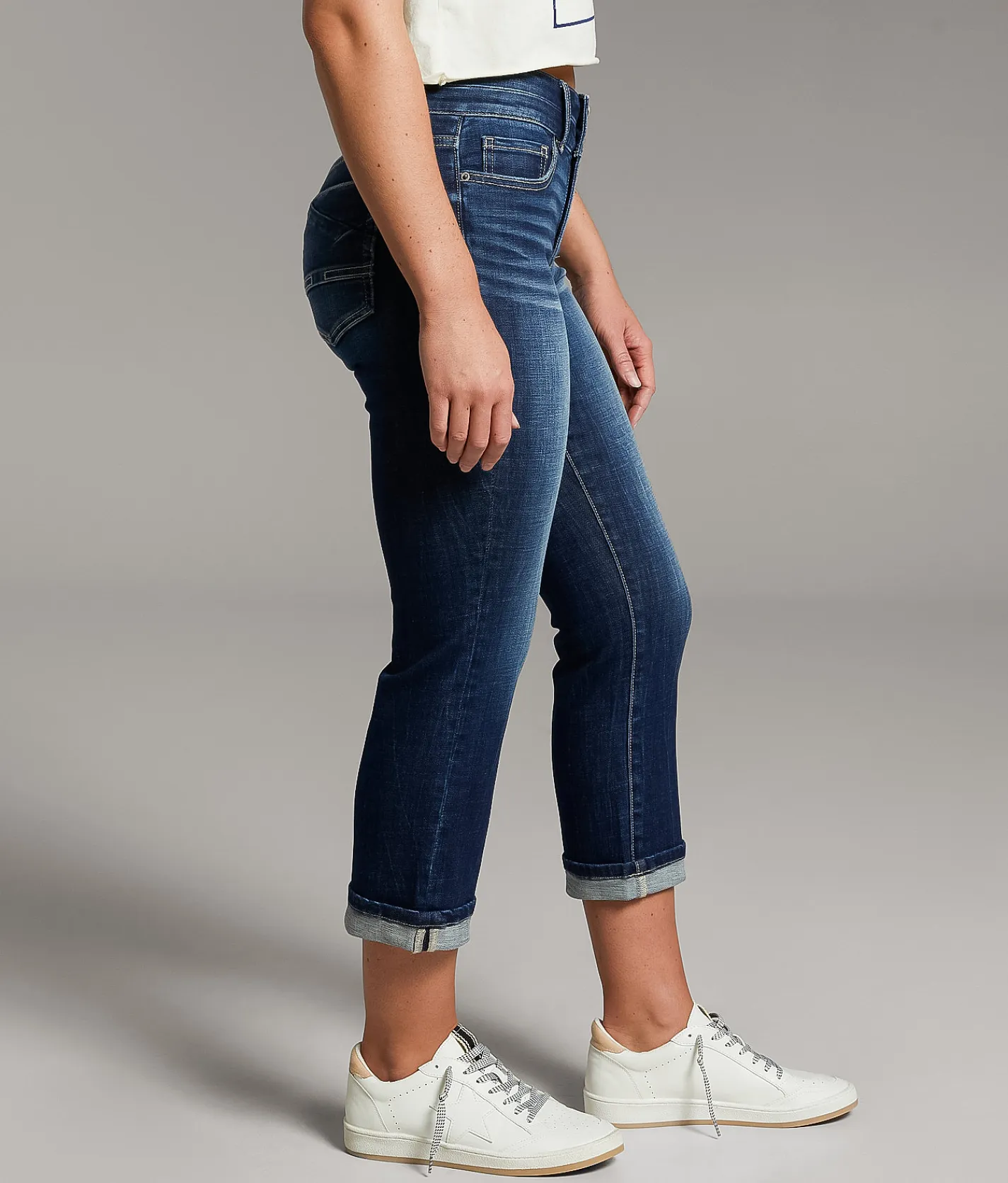 Jeans|Bottoms | BKE Gabby Capri Stretch Cuffed Jean Holder 2