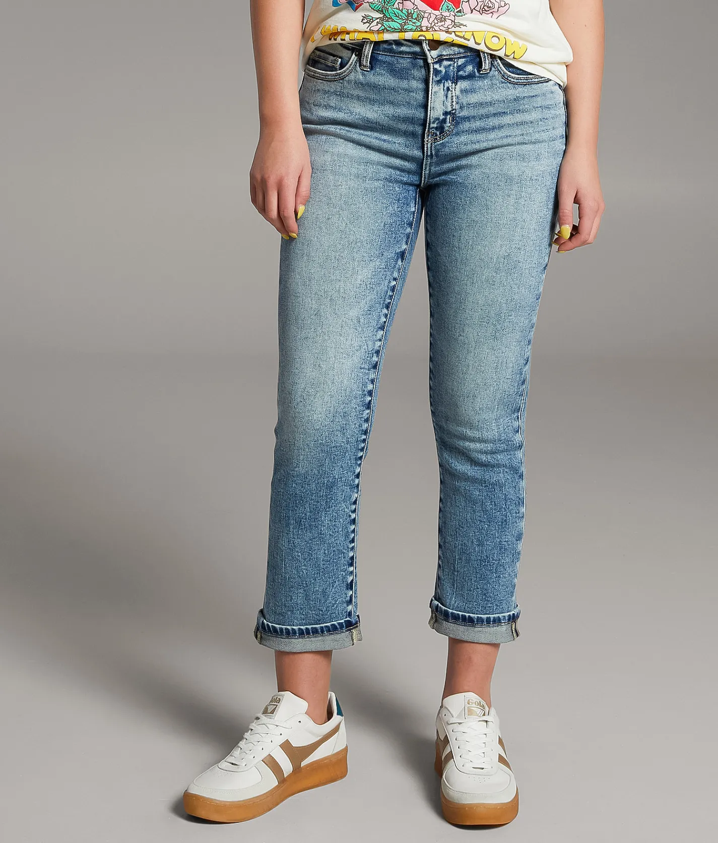 BKE Gabby Capri Stretch Jean Rooney 4