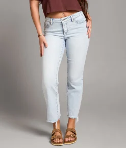BKE Gabby Cropped Straight Stretch Jean Kerker 11 Outlet
