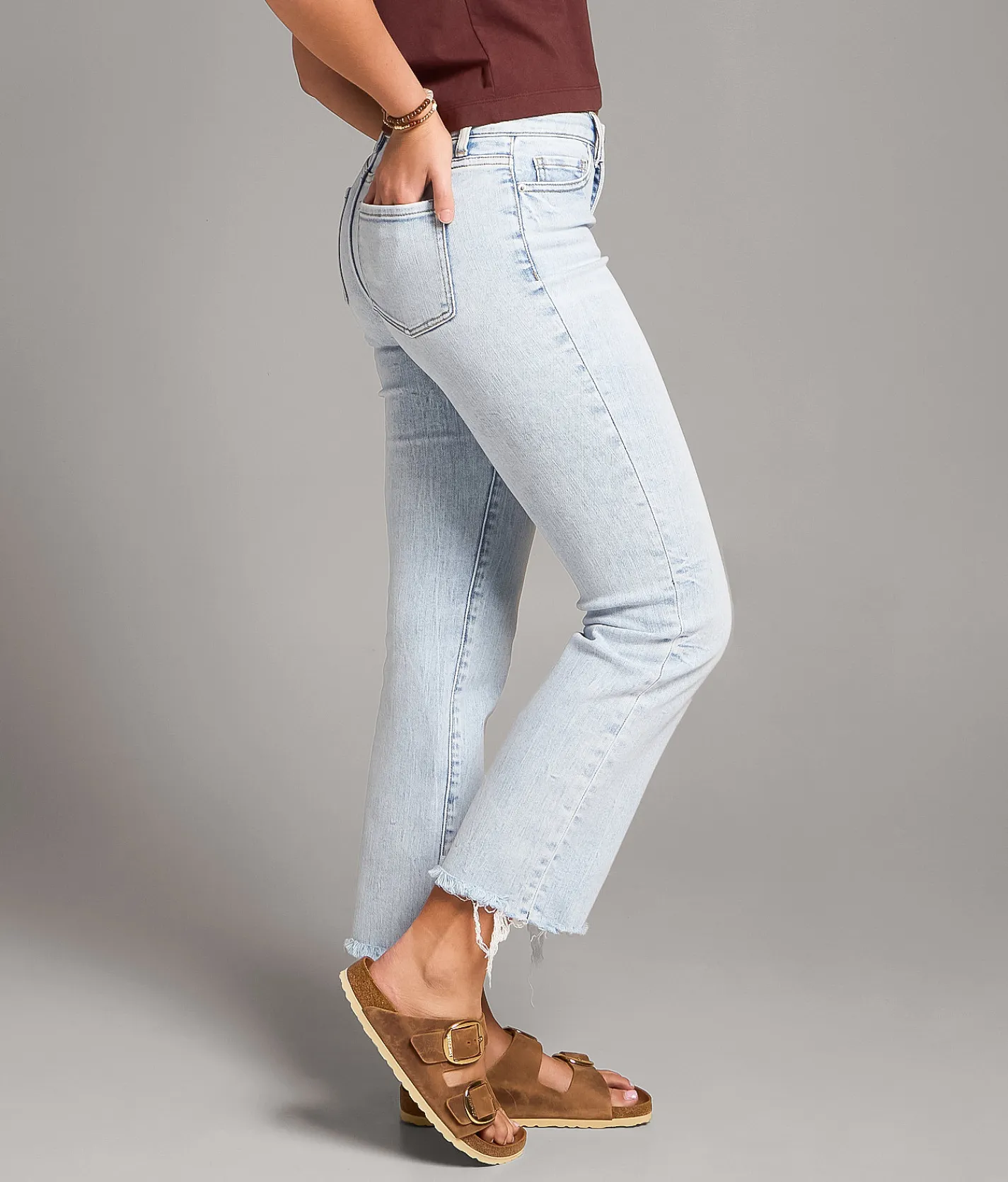 Jeans|Bke Jeans | BKE Gabby Cropped Straight Stretch Jean Kerker 11