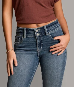 BKE Gabby Cuffed Stretch Capri Jean Cerney 3 Outlet