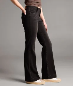 BKE Gabby High Rise Trouser Stretch Jean Washed Black Sale