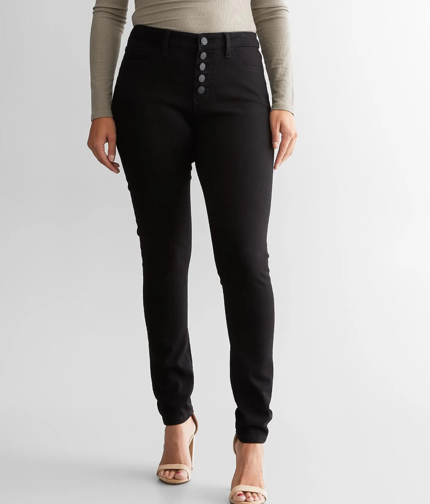 BKE Gabby Skinny Stretch Jean Black Clearance