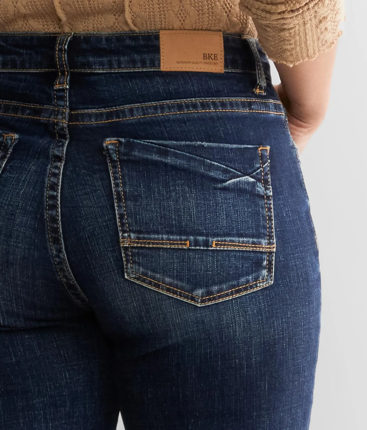 Jeans|Bottoms | BKE Gabby Straight Stretch Cuffed Jean Osteen