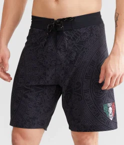 American Fighter Gabriel Stretch Boardshort Heather Grey Multi Best
