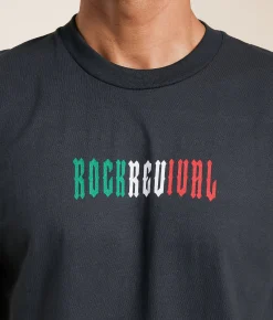 Tops | Rock Revival Gabriel T-Shirt Black