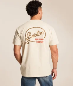 Brixton Gallatin T-Shirt Cream