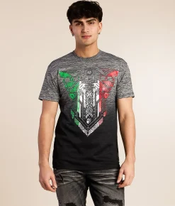 Tops|Graphic T-Shirts | American Fighter Galva T-Shirt Black
