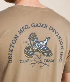 Graphic T-Shirts | Brixton Game T-Shirt Khaki