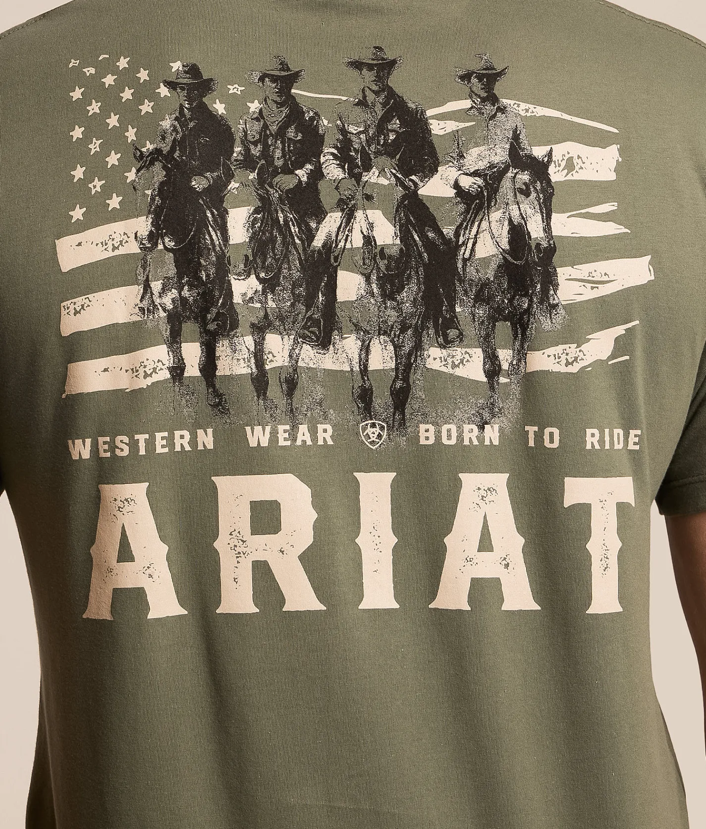 Tops|Graphic T-Shirts | Ariat Gang Of Four T-Shirt Surplus Green