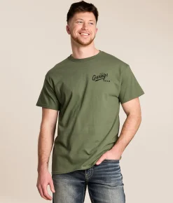 Tops | American Needle Garage Beer Always Open T-Shirt Military Green
