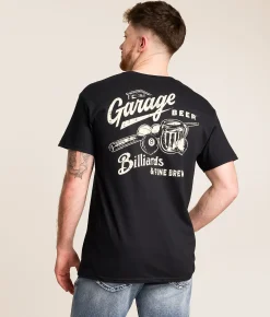 American Needle Garage Beer Billiards T-Shirt Black Best