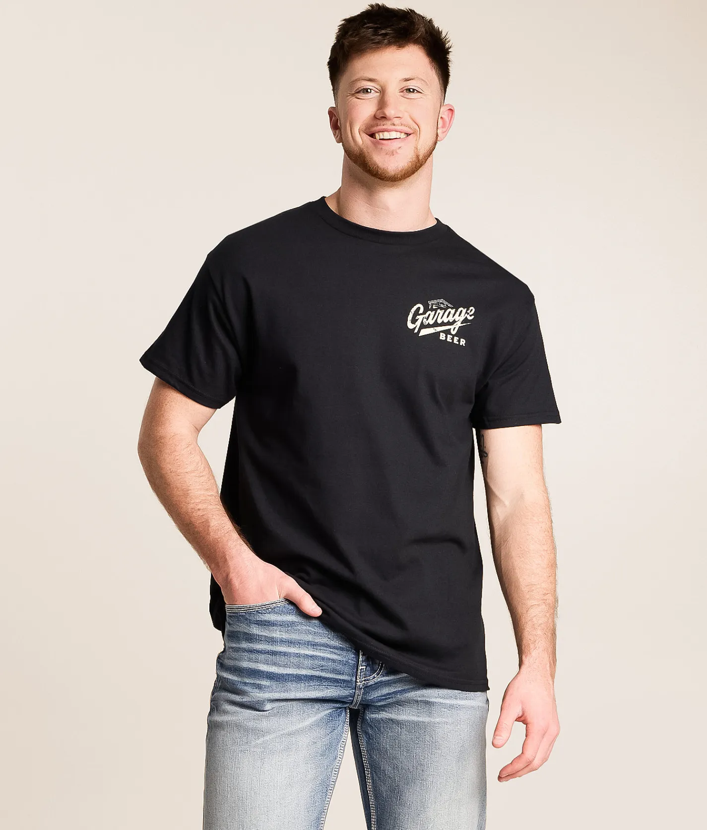 American Needle Garage Beer Billiards T-Shirt Black Best