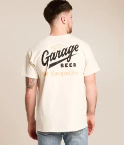 American Needle Garage Beer Classic T-Shirt Natural Best