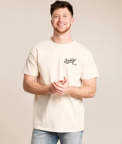 American Needle Garage Beer Classic T-Shirt Natural Best