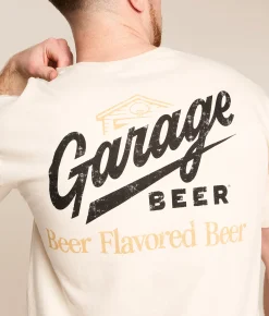 American Needle Garage Beer Classic T-Shirt Natural Best