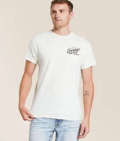 American Needle Garage Beer Dog T-Shirt Natural Outlet