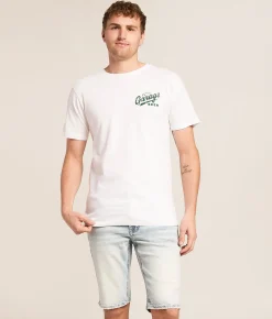 Tops|Graphic T-Shirts | American Needle Garage Beer Mower T-Shirt White