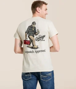 Tops | American Needle Garage Beer Sasquatch T-Shirt Natural