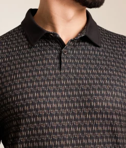 Tops | J.B. Holt Garreth Performance Polo Black Brown