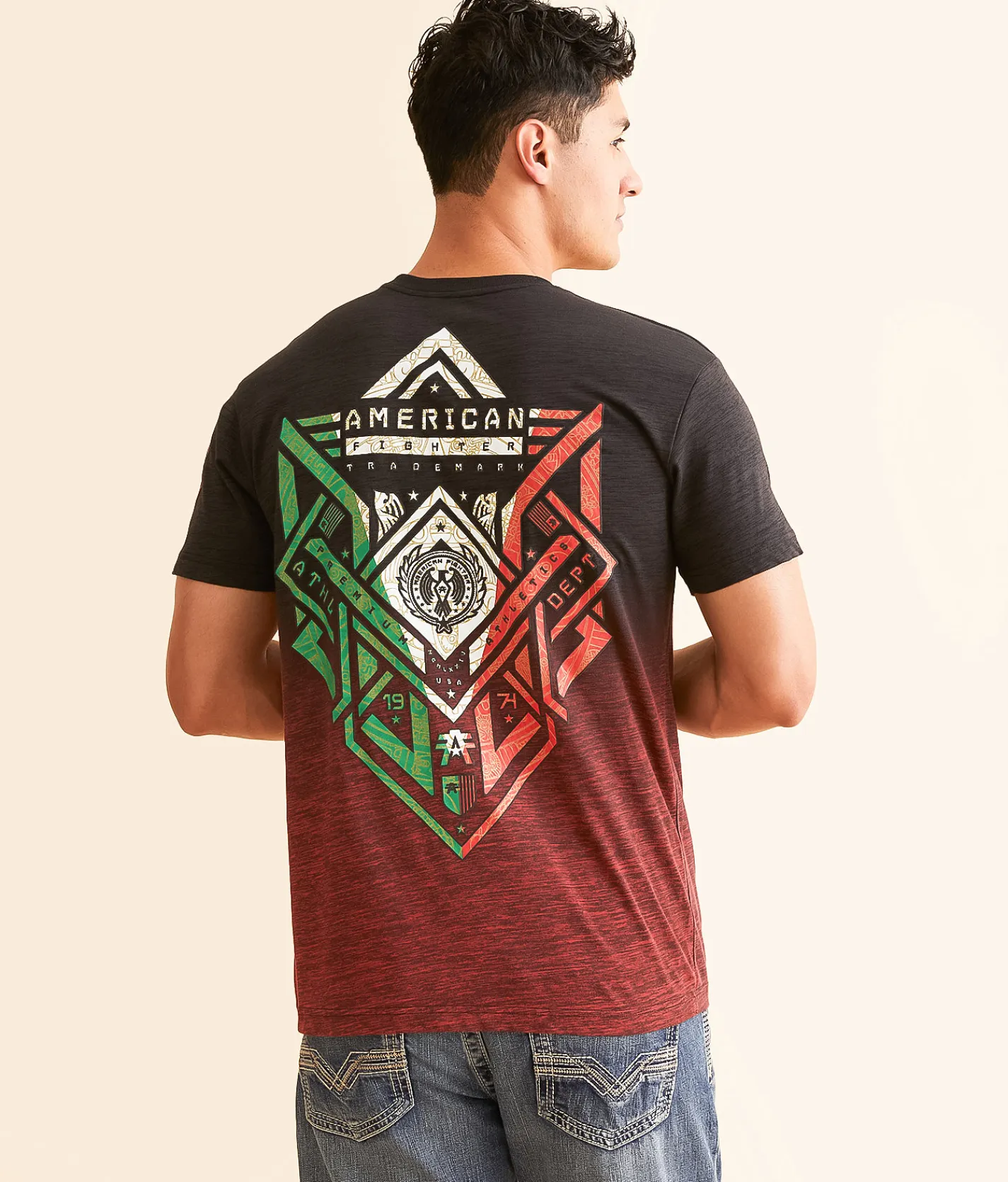 Graphic T-Shirts | American Fighter Garrison T-Shirt Pitch Black