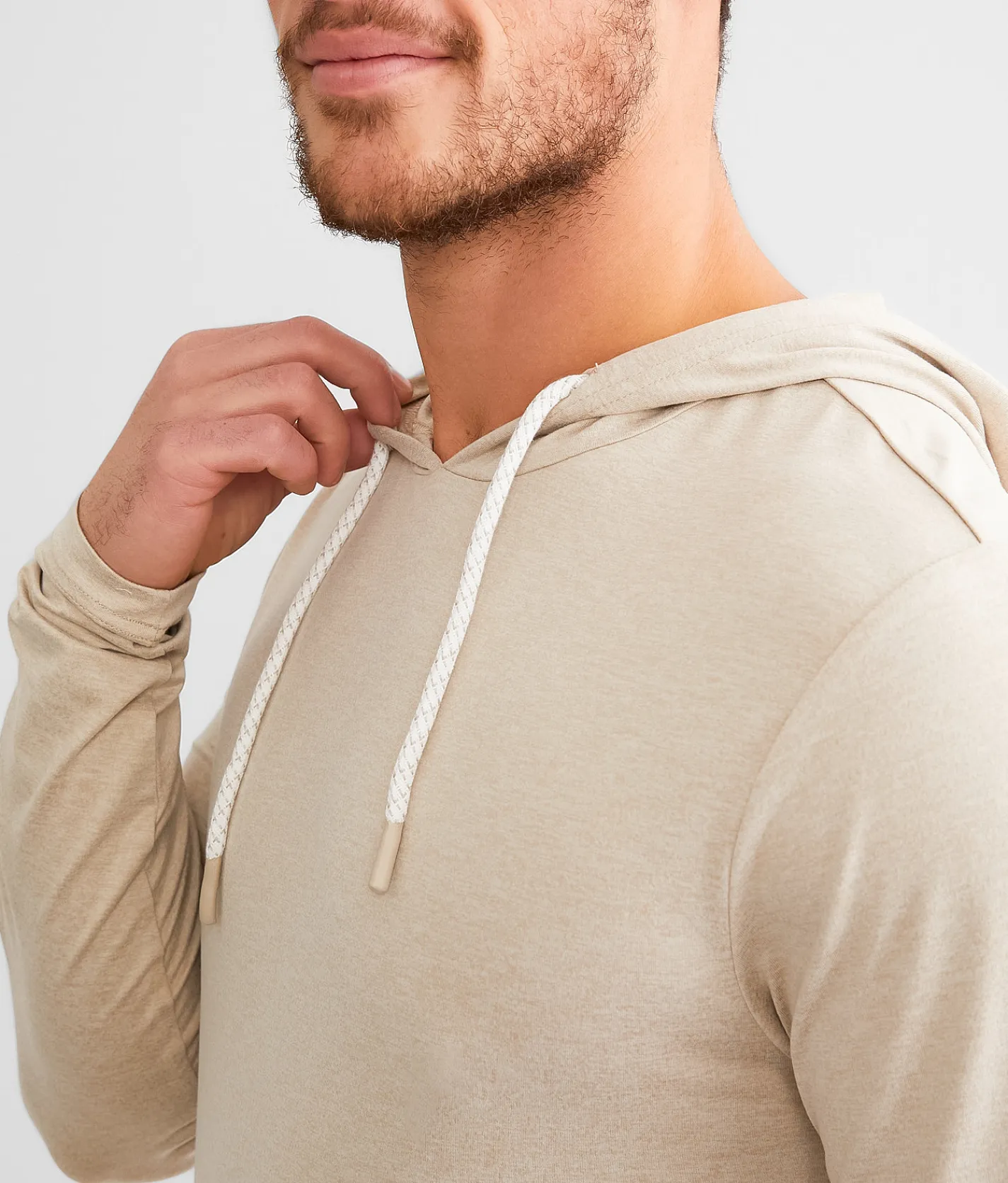 BKE Garstang Prima Performance Hoodie Feather Grey