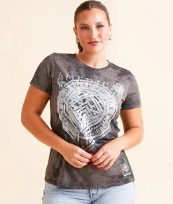 American Fighter Gatewood T-Shirt Black Crystal Wash Sale