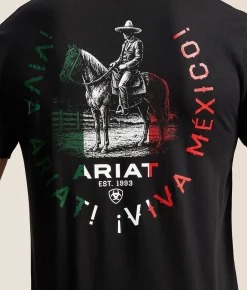 Tops|Graphic T-Shirts | Ariat Gaucho Horseshoe T-Shirt Black