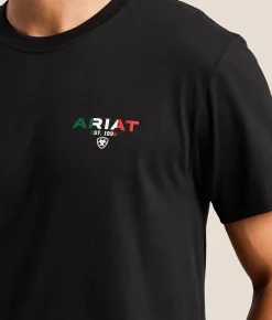 Tops|Graphic T-Shirts | Ariat Gaucho Horseshoe T-Shirt Black