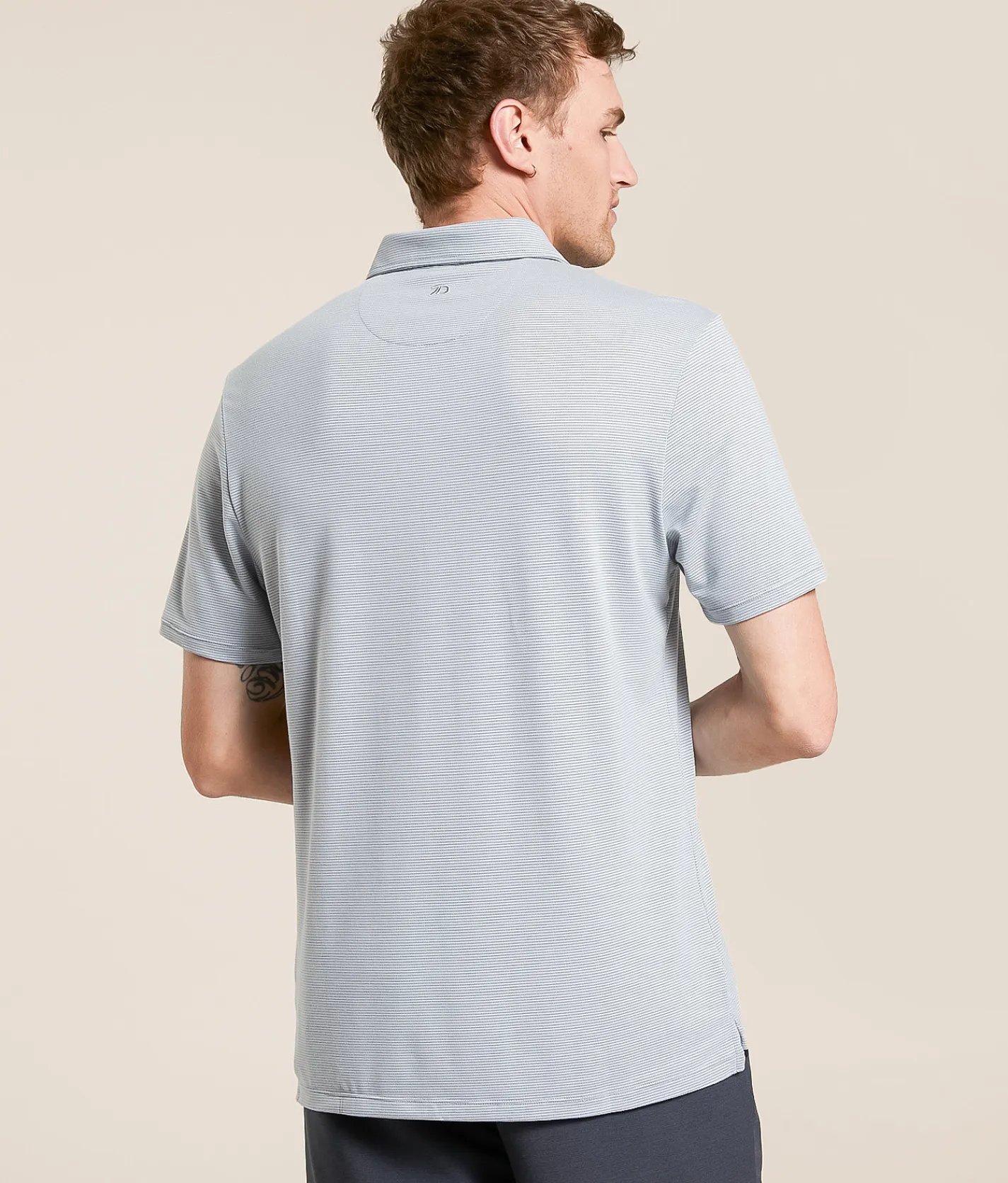 Tops | 7Diamonds Gautier Performance Stretch Polo Light Grey