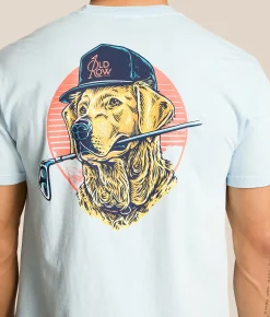 Old Row GBC Golf USA T-Shirt Chambray Discount