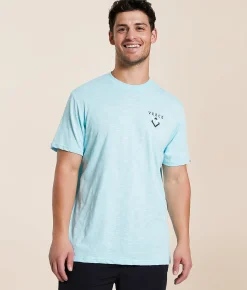 Tops | Veece Gem Plate T-Shirt Crystal Blue