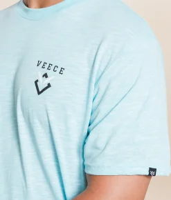 Tops | Veece Gem Plate T-Shirt Crystal Blue