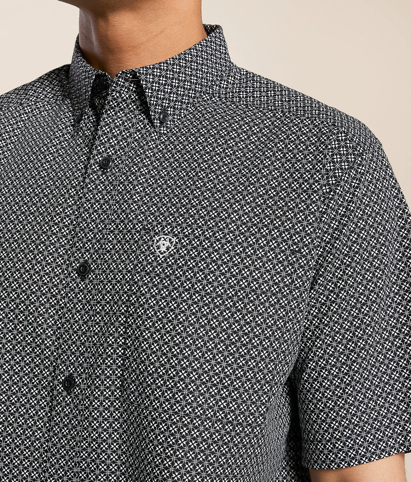 Ariat Gene Western Shirt Black Clearance