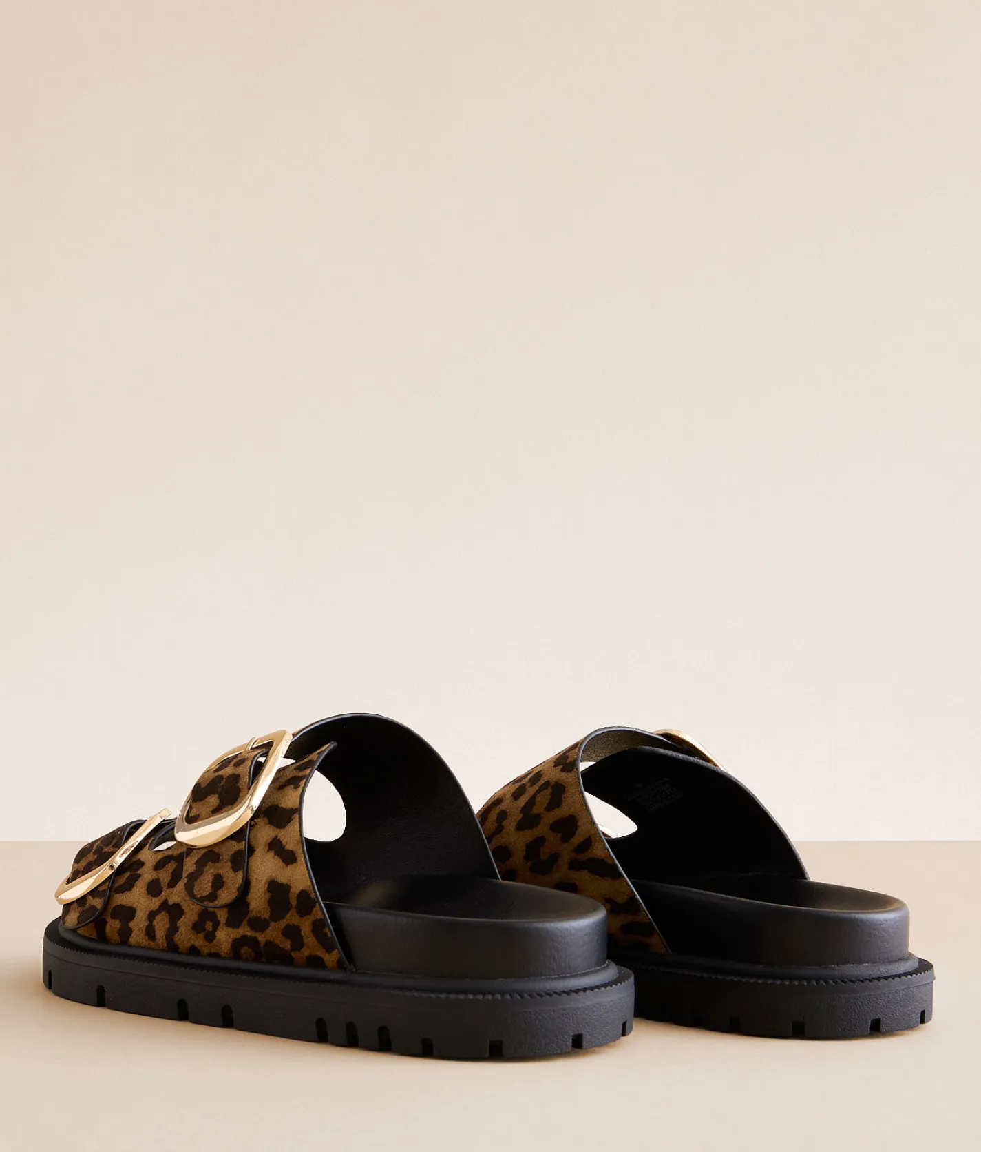 Mia Genn Print Sandal Leopard Discount