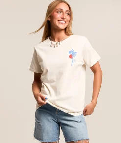 Tops | Salty Crew Geo Palm T-Shirt Off White