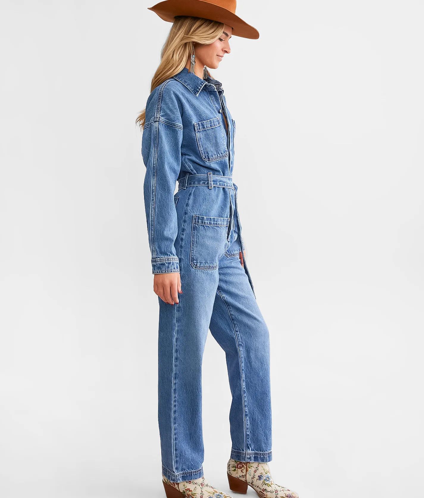 Ariat Georgia Jumpsuit Denim Discount