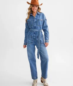 Ariat Georgia Jumpsuit Denim Discount