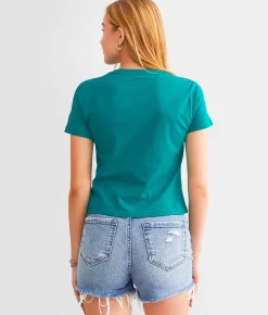 Goodie Two Sleeves Georgia Peaches Baby T-Shirt Blue Grass Sale
