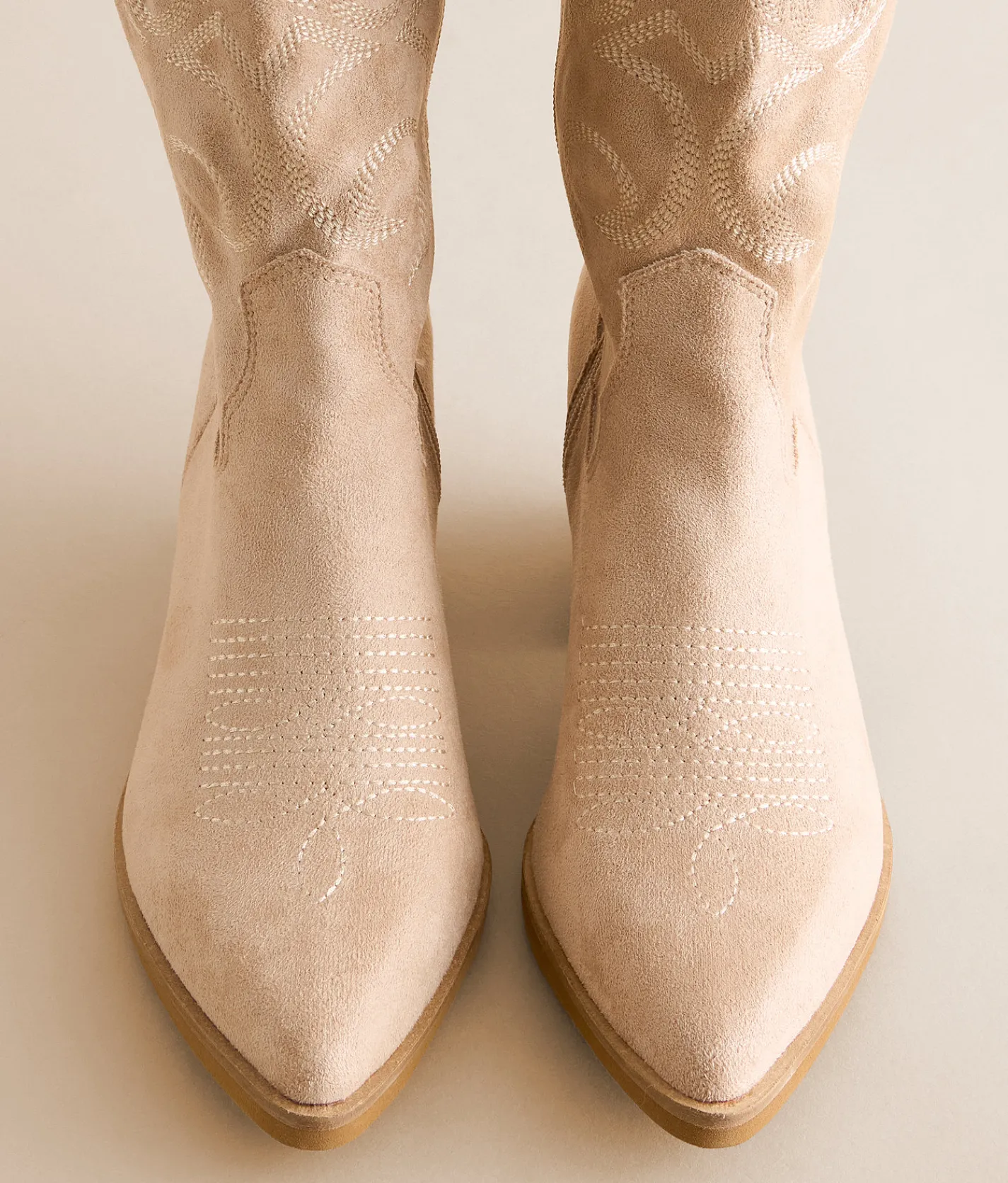 Mi.iM Giada Western Cowboy Boot Beige Outlet