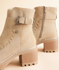 Mia Gianina Chelsea Ankle Boot Sand