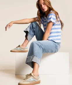 Shoes | Madden Girl Gia Sneaker Natural Light Blue
