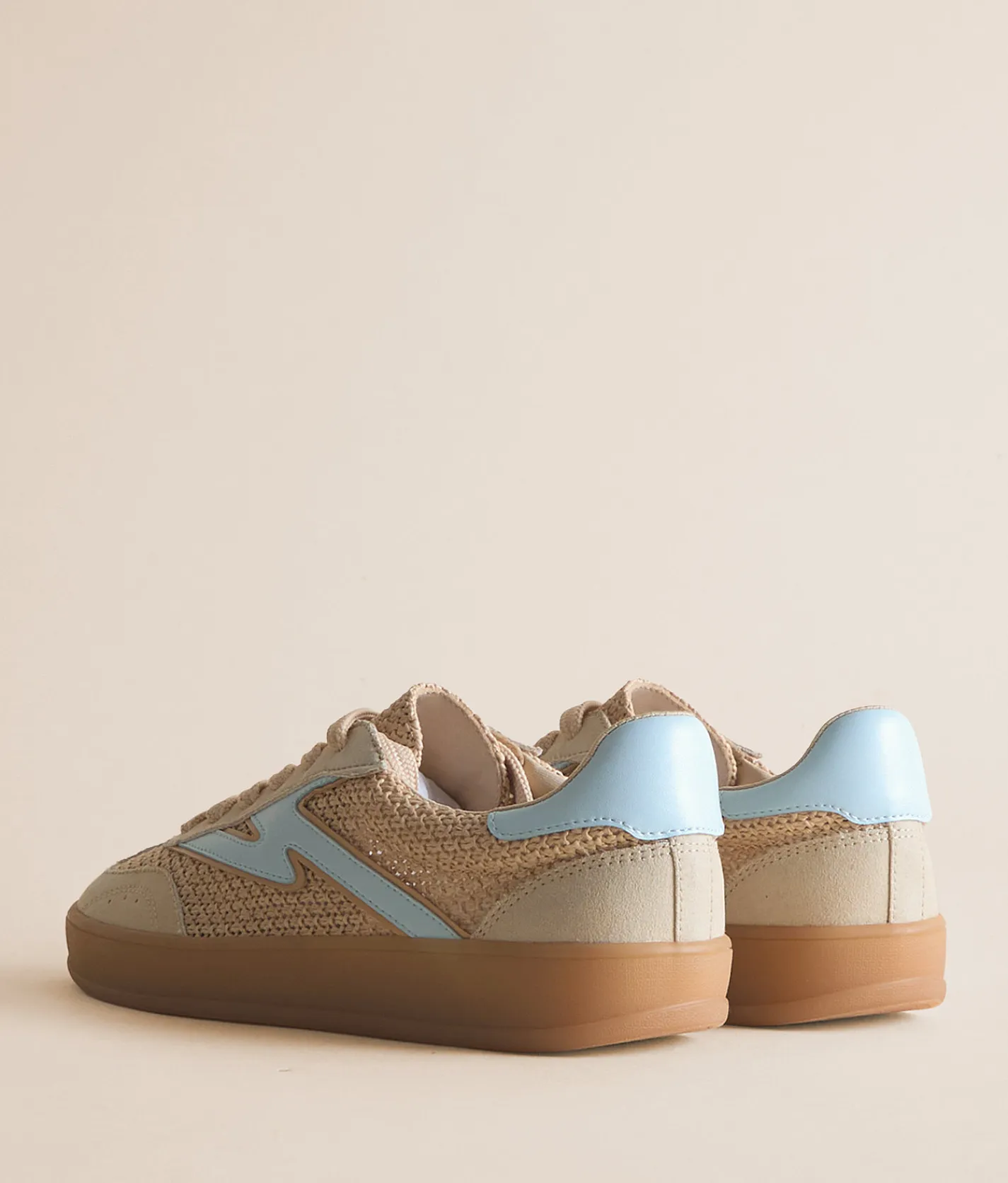 Shoes | Madden Girl Gia Sneaker Natural Light Blue