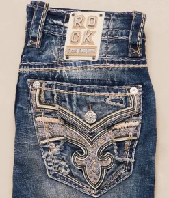 Bottoms|Rock Revival Jeans | Rock Revival Gideon Slim Straight Stretch Jean Gideon SJ203