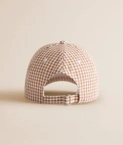 Accessories | David & Young Gingham Hat Brown