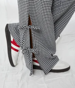 Bottoms | 33 Coastal Gingham Pant Black White