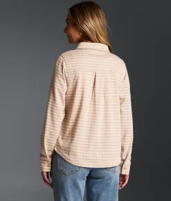 Buckle Black Gingham Shirt Natural Cream Hot